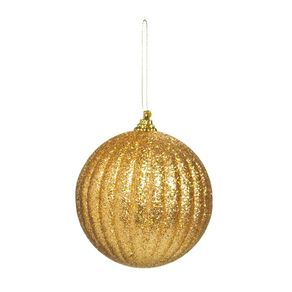 Jogo de Bolas de Natal, Dourado, 8 Bolas de 7cm, Cromus