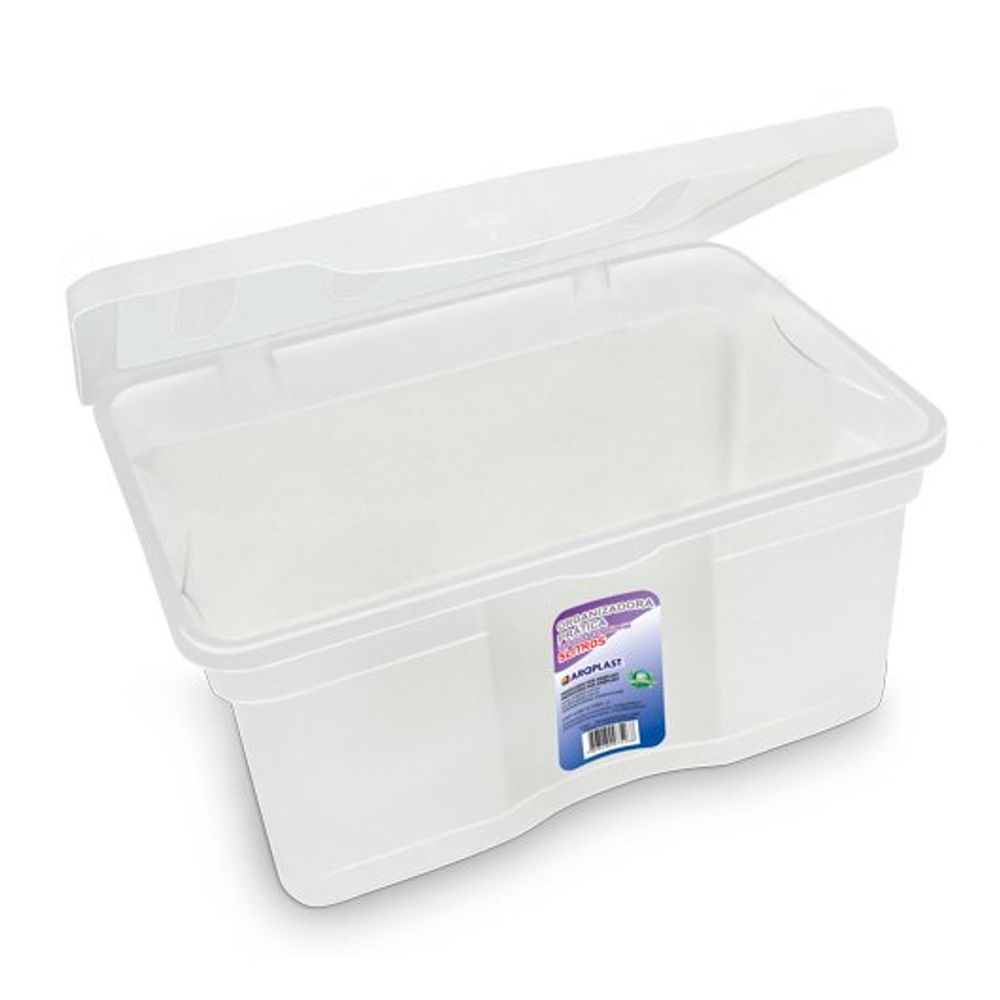 Caixa Organizadora Natural Com Tampa 5 Litros Arqplast - jurunense
